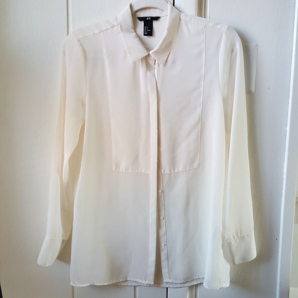 H&M Chiffon Button Down